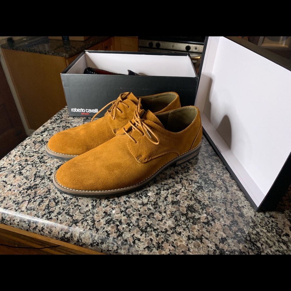 Camel Oxford Shoes